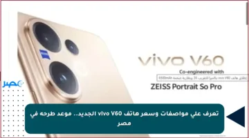 تعرف على مواصفات وسعر هاتف vivo V60 الجديد.. موعد طرحه في مصر